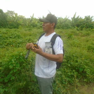 Lead Instructor and Manager of the Toucan Green Skills Initiative, Adler Paredes Pacaya of the Shipibo-Konibo People. 